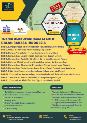 TEKNIK BERKOMUNIKASI EFEKTIF DALAM BAHASA INDONESIA