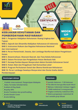 KEBIJAKAN KEHUTANAN DAN PEMBERDAYAAN MASYARAKAT